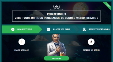 22Bet Bonus de remise
