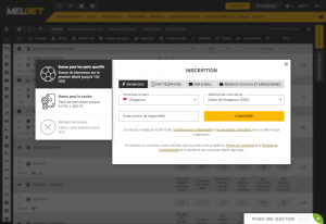 MELBET Inscription 2